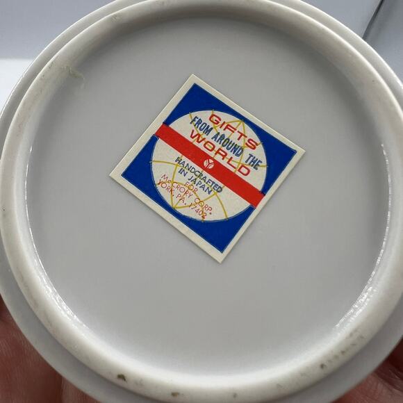 Vintage Chokin Iris Butterfly Fine China Porcelain Trinket Dish Vase Japan Made - Picture 4 of 12